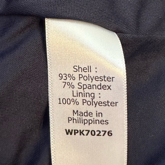 41 Hawthorn Navy Floral Short Flutter Sleeve Dress size 1X V Neck - Picture 11 of 12